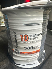 Southwire 10 AWG Stranded THHN Copper Wire Black 500 ft Roll 600V picture