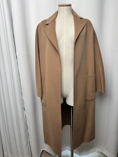 The Curated Classic Camel Wool and Cashmere Full Length Coat Women's S Brown picture