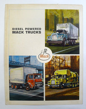 Original 1969 MACK Diesel Powered Trucks BROCHURE DM-477S MB-477S R-477S picture