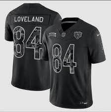 NEW 2026 Chicago Bears Loveland #84 Salute To Service Football Jersey picture