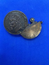 mid-20th century Japanese novelty pocket lighter, Coin replica picture