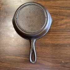Vintage Lodge Cast Iron Skillet D 3 SK Made In USA 3 Notch Clean & Nice picture