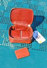 Ghurka Travel Watch Case No. 257 - Brown Leather - BRAND NEW w/TAGS picture