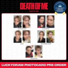 [PreSale] EVAN 1st Mini Album DEATH OF ME 1st LuckyDraw Photocard picture