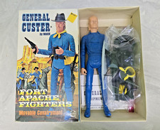 Marx Johnny West Fort Apache Fighters General Custer Complete in Original Box picture