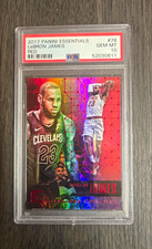 Panini 2017-18 Essentials LeBron James Red #78 PSA 10 Cavaliers NBA Card picture