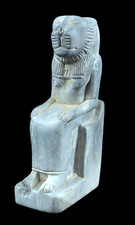 Ancient Egyptian Sekhmet Statue Lioness Goddess Stone Rare Antique picture