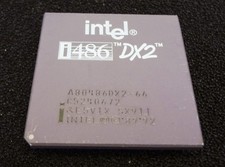Vintage Intel i486 DX2 66MHz A80486DX2-66 SX911 CPU Socket 3 Vintage Processor picture