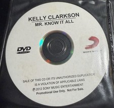 Kelly Clarkson 2012 Rare DVD Demo single “Mr. Know It All”. picture