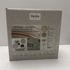 Denby Heritage Orchard 4 Piece Dinnerware Set New picture