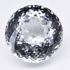 Rare 59.60 Ct Natural White Sapphire Portuguese Cut Certified Loose Gemstone picture