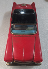Vtg Bandai Tin Litho red Chrysler Imperial Tin Toy Friction Japan Check it Out picture