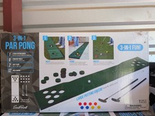 EastPoint 3-in-1 Par Pong Bocce Golf Putting Game - 3 Outdoor Games in 1 for All picture
