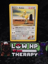 Blaine's Doduo 61/132 Gym Challenge Unlimited WOTC Pokemon TCG DMG Ink picture