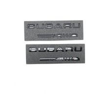 NEW 1X GLOSS /MATTE BLACK W.R.X. S.T.I SUBI AWD REAR TRUNK BADGE picture