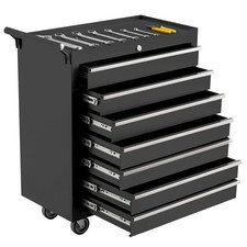 7 Drawer Rolling Tool Chest on Wheels Steel Drawers Tool Storage Cabinet W/ Lock picture