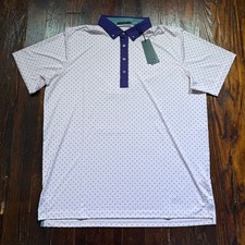 Greyson Icon G Polo Mens XL Sunrise Pink Purple Micro Paisley Wolf Head MSP24K62 picture