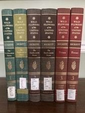 VINTAGE 1966 - Wildflowers of the United States by Harold Rickett 6 Vol. 1st Ed. picture