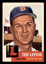 1953 Topps - Ted Lepcio #18 EX/MT picture