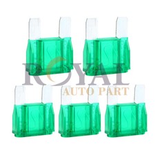 5 Pack of 30 Amp 30A Large Blade Style Audio Maxi Fuse for Car Truck  12v picture
