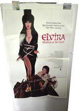 ELVIRA Mistress of the Dark 1988 Poster 41 x 27 Excellent picture