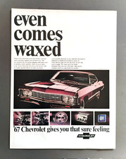 1967 Chevy Impala Madiera Maroon  Life Post original magazine ad print ...NM/MT picture