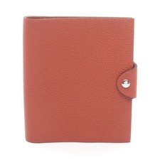 Hermes Ulysse PM Notebook Cover Accessories Embossed Leather Togo Brown picture