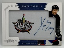 2012-2013 Panini DOMINION ALL STARS PATCH Pavel Datsyuk Auto /15 SP picture