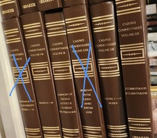 9 Calvin's Commentaries Baker 2003 Selling Individually Read Descript picture