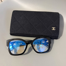 CHANEL CH3279 c.501 Black Cat Eye Full Rim Plastic Eyeglasses Frames 54-16-140 picture