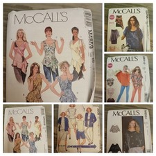 McCall's Sewing Patterns Apparel Tops Blouses Skirts Pants XS-Plus sizes Fem picture