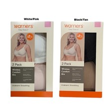 Warners Women's 2-Pack Wireless Lightly Lined Seamless Bra picture