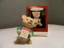 1995 Hallmark Keepsake Ornament BINGO BEAR picture