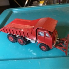 Dinky Supertoys 959 Foden Dump Truck with Bulldozer Blade red with red bubs picture