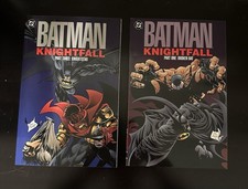 BATMAN: KNIGHTFALL TPB VOLUME #1 & 2 BROKEN BAT KNIGHTSEND DC COMICS Orig Print picture