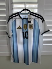 Adidas Lionel Messi Argentina Jersey #10 Adult Size Medium ~ New w/Tags ⚽️🇦🇷 picture