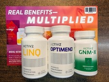 Authentic ACTIVZ TRIFECTA Set: (1) GNMX + LINQ + OPTIMEND - 01/27+ EXPIRATION picture