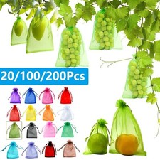20/50/100Pcs Garden Mesh Net Bags Vegetable Fruit Grapes Insect Protection Pouch picture