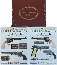 The Colt Engraving Book Vol 1 & 2 Silk & Steel Signed by R.L. Wilson Limited Ed picture