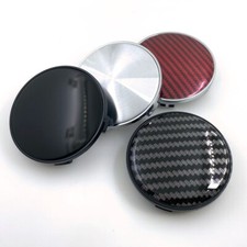 4Pcs Wheel Center Hub Caps carbon firben Emblem Original 68mm/67MM picture