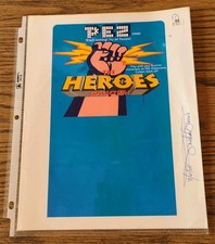 Vintage Heroes Collection Concept Pez Limited Artwork Michael Morris Rough Comps picture