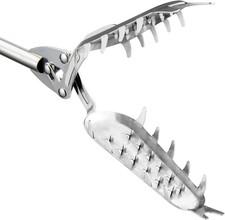 FTH Premium Stainless Steel Grabber Reacher Pickup Tool Heavy 41 Inch, Orange picture