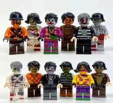 12 Custom Zombie Horror Minifigures Lot | 6pc Sets or Full Bundle | MOC picture
