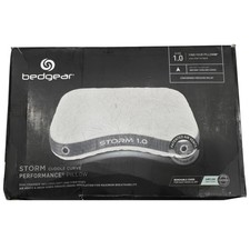 Bedgear Storm 1.0 Cuddle Curve Performance Pillow Cooling Side Sleeper White picture