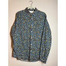 Original Penguin Men's Long Sleeve Button Down Floral Ditsy Print Shirt picture