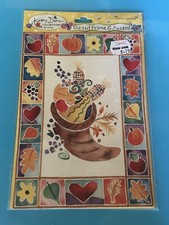 3 Packs Rare Vintage Kathy Davis Wonderful Fruit Die Cut Frame Sealed Stickers picture