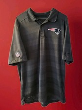 New England Patriots Nike Dri-FIT men's L polo golf shirt gray picture
