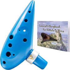 OcarinaWind 12 Hole Alto C Ocarina Unbreakable Plastic Musical Instrument picture
