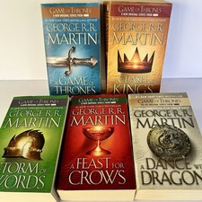 Song of Ice and Fire Game of Thrones - George R. R. Martin - Paperback Set Lot 5 picture