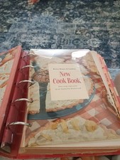 Vintage 1953 Better Homes and Gardens New Cook Book 5 Ring Binder Plaid Cover picture
